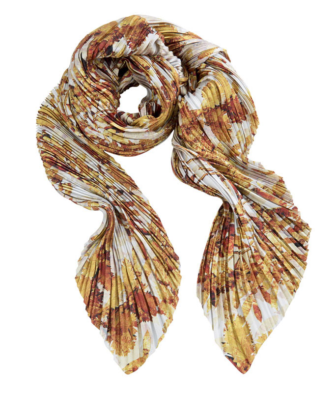 fulard gold white